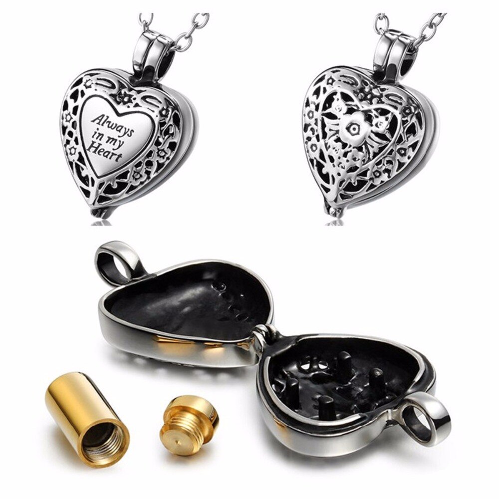 ׻    urn locket cremation necklace ur..